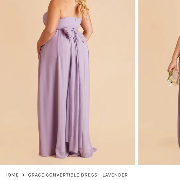 Lavender Grace Convertible Bridesmaid Dress Birdy Grey - Picture 10 of 13